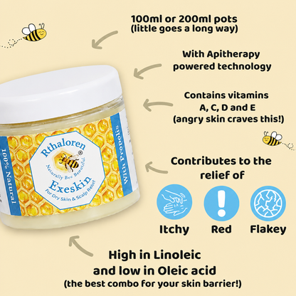 Maryrune Bee 100% Natural skin Balm - Dry Skin & Scal
