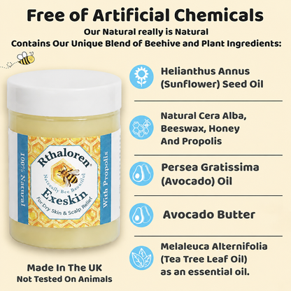 Maryrune Bee 100% Natural skin Balm - Dry Skin & Scal